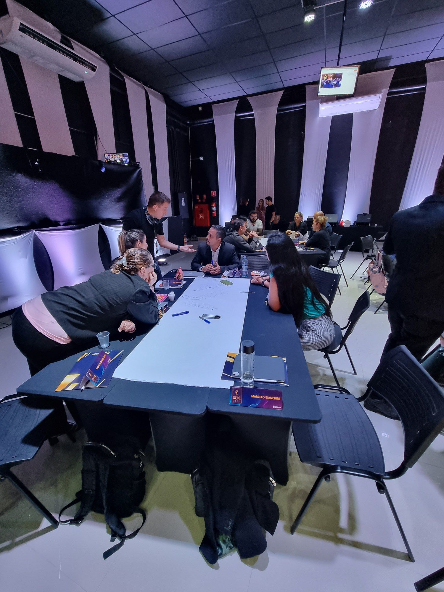 Encontro de mentoria em grupo